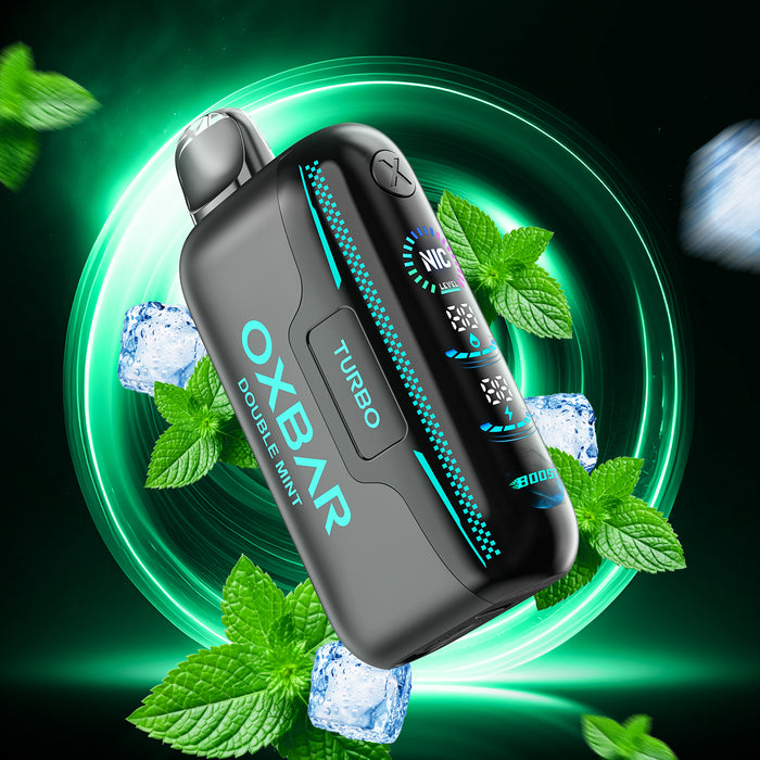 OXBAR X Rocky Vapor G42K Disposable Vape 20mL : double mint