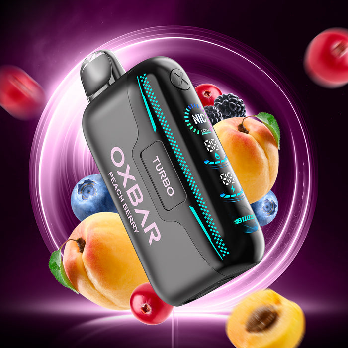 OXBAR X Rocky Vapor G42K Disposable Vape 20mL : peach berry