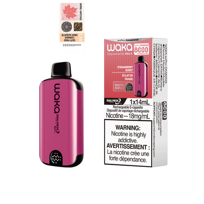 RELX Waka SoPro DM8000i - Disposable vape Vapecart RELX Waka SoPro DM8000i - Disposable vape Vapecart