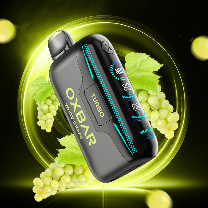 OXBAR X Rocky Vapor G42K Disposable Vape 20mL: white grape